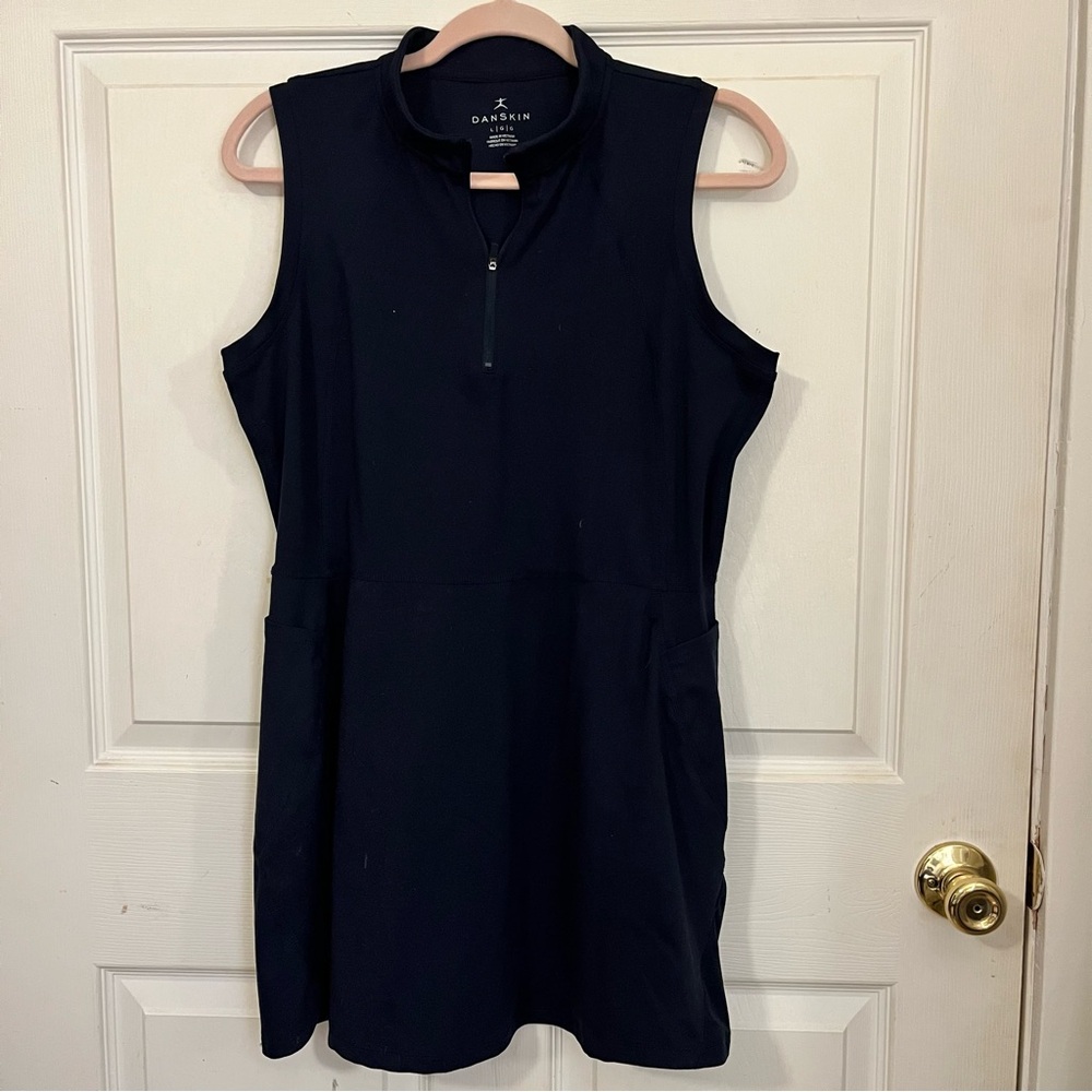 Danskin Women's Navy Sleeveless Mini Dress